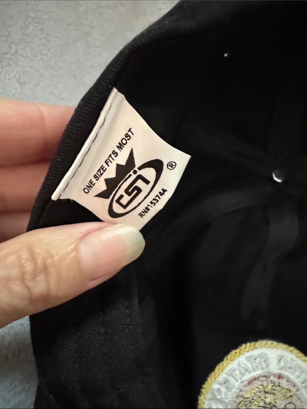 US MARINE Black Embroidered Baseball Cap